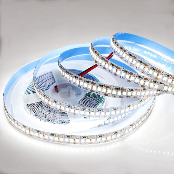 LXYWXS-LED Strip Lights, SMD 2835 LED Strip, DC12V 1200LEDs 16.4Ft 26000LM High Density LED Light Strips Tube Waterproof IP67, 3 Times Brightness Than SMD3528 LED Strip, Daylight White 6500K