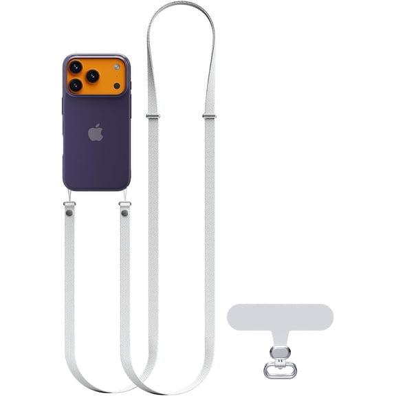 LXYWXS-Lanyard Crossbody Strap for iPhone 17 Series, Adjustable Anti-Theft Neck Holder with Magnetic Strap & Quick Release