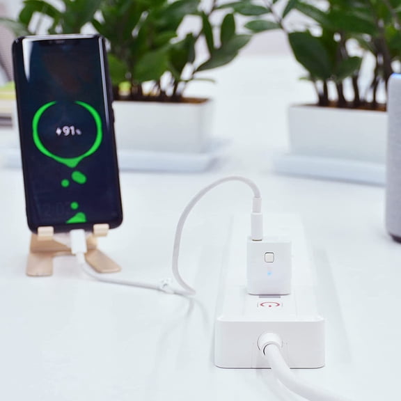LXYWXS-Tuya Micro DC 5V Smart WiFi Adaptor - Wireless USB Adaptor, APP Remote Control, Compatible with Alexa and Google Home for Voice Control