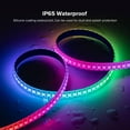 thumbnail image 1 of LXYWXS-WS2812B LED Strip Light 3.3FT/1M 144LEDs/m Individually Addressable Programmable 5050SMD Digital RGB Alloy Wires Flexible Dream Color IP65 Waterproof PCB White DC5V, 1 of 4