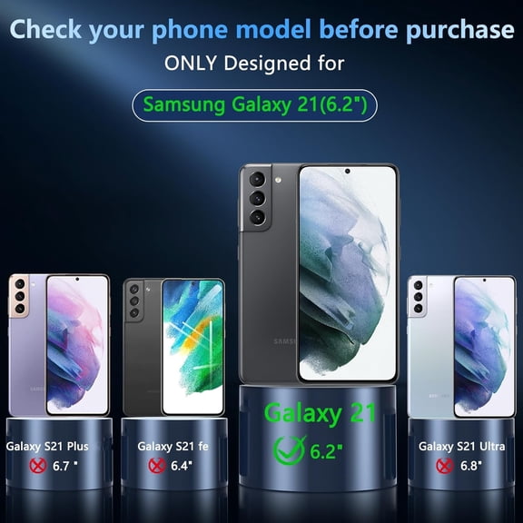 LXYWXS-for Samsung Galaxy S21 Case with 200% Stronger Magnetic,Military-Grade Drop Protection s21 Phone Case-Anti-Scratch & Anti-Fingerprint Matte, Skin-Friendly Galaxy s21 5g case[6.2"]-Clear