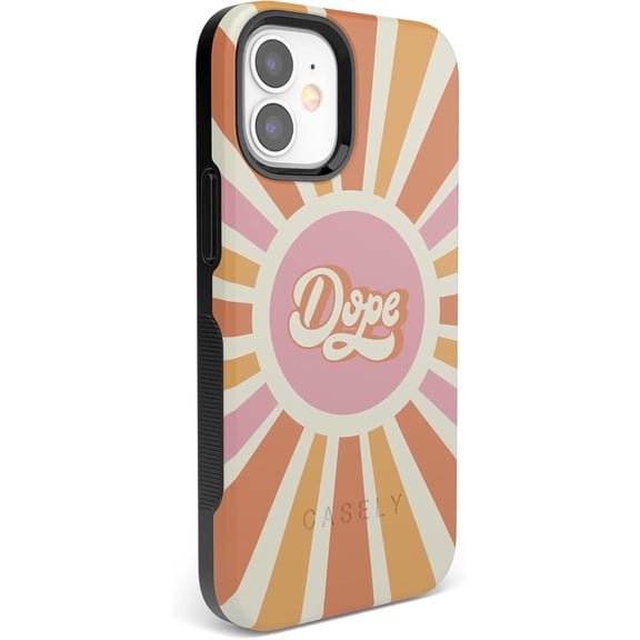 LXYWXS-iPhone 11 Case | You're Dope | Retro Colorblock | Bold Protective Design