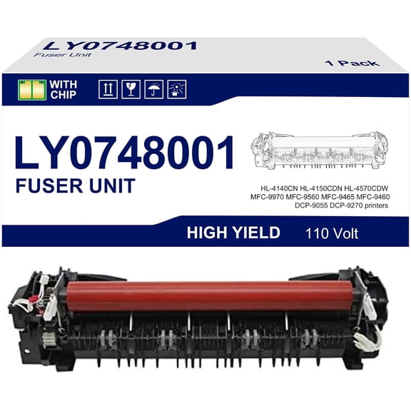 LY0748001 Fuser Unit Replacement for Brother HL-4140CN HL-4150CDN HL-4570CDW MFC-9970 MFC-9560 MFC-9465 MFC-9460 DCP-9055 DCP-9270 Printer, (110v/220v)