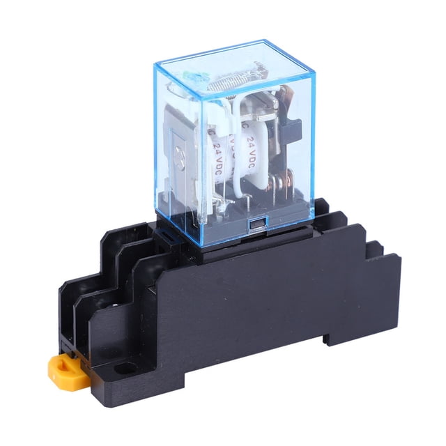 LY2NJ DPDT 8 Pin Automatic Adjustment Coil Power Relay with PTF08A ...