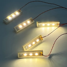 LYBMTWF 20pcs 1×4 LED Lighting kit, USB Powered, Compatible with Lego Building Block 3710,DIY Accessories for City Models & Brick Combinations (Warm White)