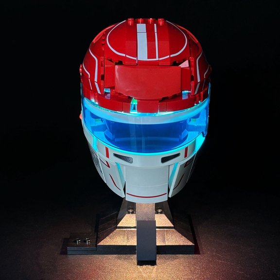 LYBMTWF LED Lighting Kit Compatible with Lego 43014 Helmet Model (NOT Include The Model Bricks)