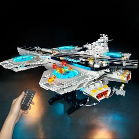 LYBMTWF LED Lighting Kit Compatible with Lego 76354 S.H.I.E.L.D. Helicarrier Building Blocks (NOT Include The Model Bricks)