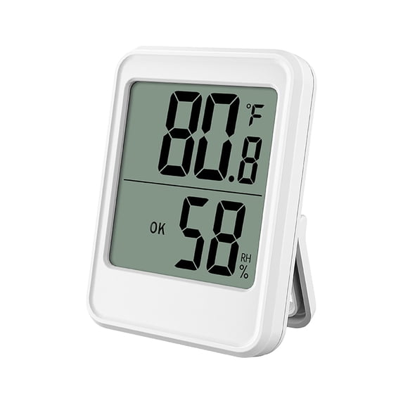 LYCAQL 2 In 1 Outdoor Digital Hygrometer Indoor Thermometer Humidity Meter Room Thermometer with Temperature and Humidity Monitor Mini Hygrometer Thermometer
