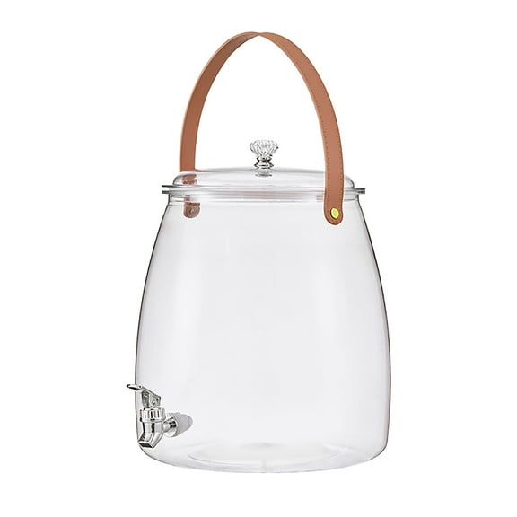 LYCAQL 2 gal Drink Dispenser Kettle With Spout Cold Kettle Fruit Tea Cold Kettle Water Drink Pail Ice Water Cup Juice Machine With Faucet Cold Kettle Water Dispenser