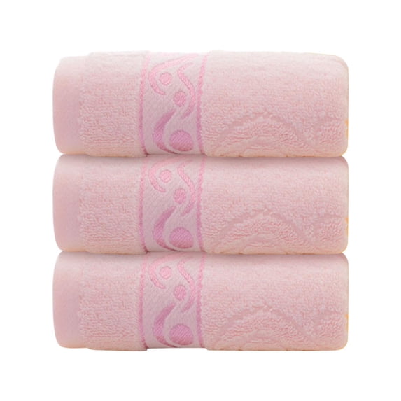 LYCAQL 3PC Wash Towel Ultra Soft 3-piece Hand Towel Set 13x30-100% Ringspun Cotton - Durable & Highly Absorbent Hand Towels - Ideal for use in Bathroom, Kitchen, Gym, Spa & General Cleaning