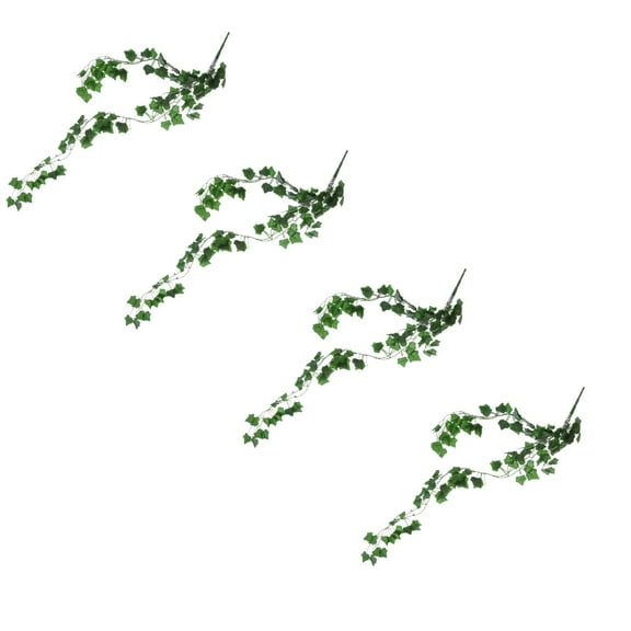 LYCAQL 4PCS 16ft Vines Ivy Leaves Artificial Ivy Garland Greenery Hanging Green Vines for Bedroom Party Wedding Wall Indoor Outdoor Home Decor