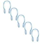 LYCAQL 5Pcs Nose Clip for Swimming Nose Plugs for Kids and Adults Blue