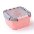 thumbnail image 1 of LYCAQL Adult Bento Lunch Box - 2 Layers Stackable Bento Lunch Box for Adults Large All-in-One Bento Box Leak-Proof Lunch boxes Ideal for Dining Out Work, 1 of 5