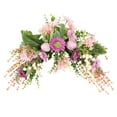 thumbnail image 1 of LYCAQL Artificial Floral Swag Flowers for Wedding Arch 19.7 Inch Spring Summer Greenery Eucalyptus Swags for Decorating Wedding Ceremony Welcome Sign Flowers Chrysanthemum Daisy Hydrangea(Hot Pink), 1 of 9