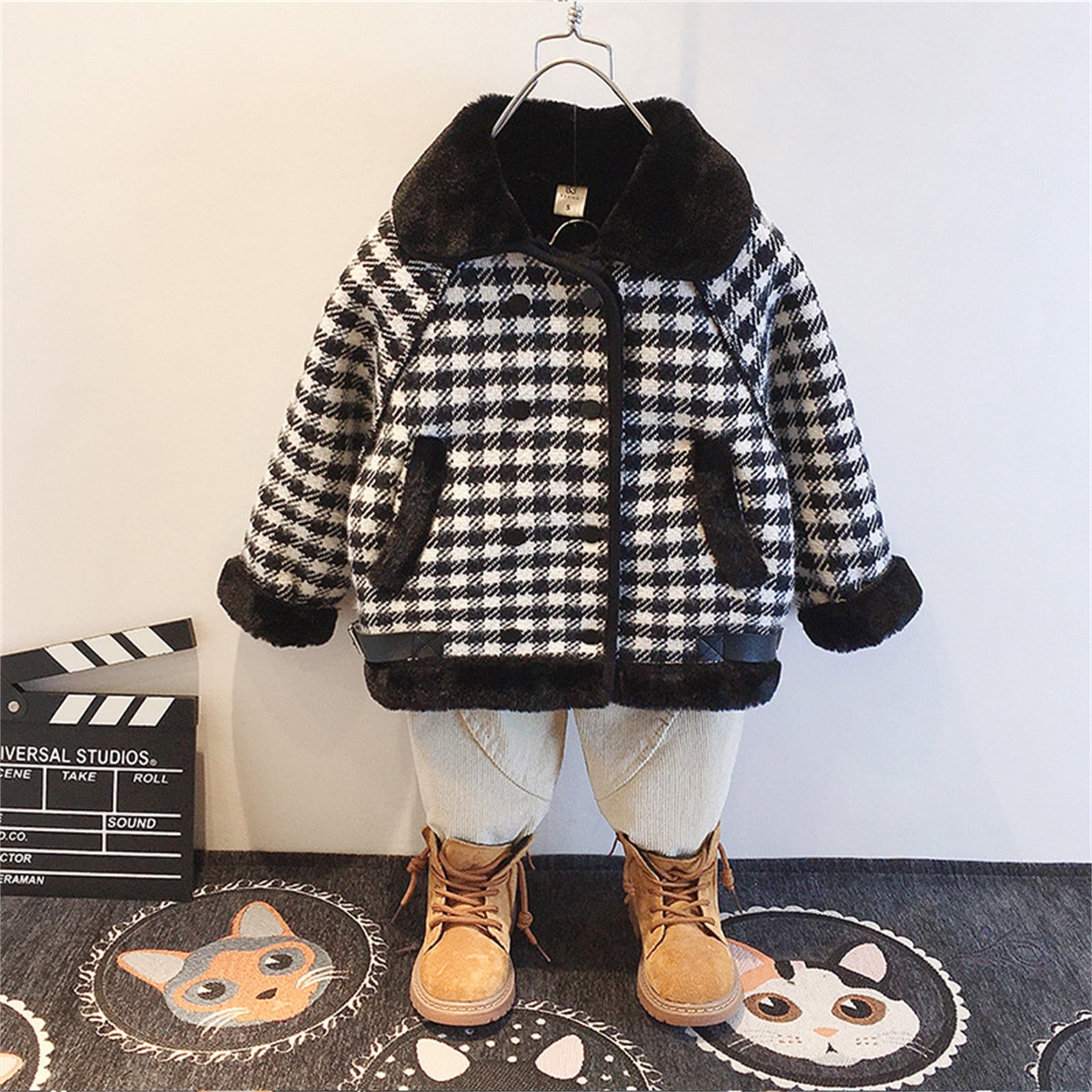 LYCAQL Baby Girl Clothes Autumn Winter Children Cloth Coat Boys Girls
