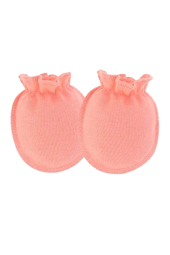 Baby Mesh Gloves Cotton No Scratch Mittens for Unisex Baby Gloves Scratching Face Pure Cotton 0 3 6 Months Can Eating Hand