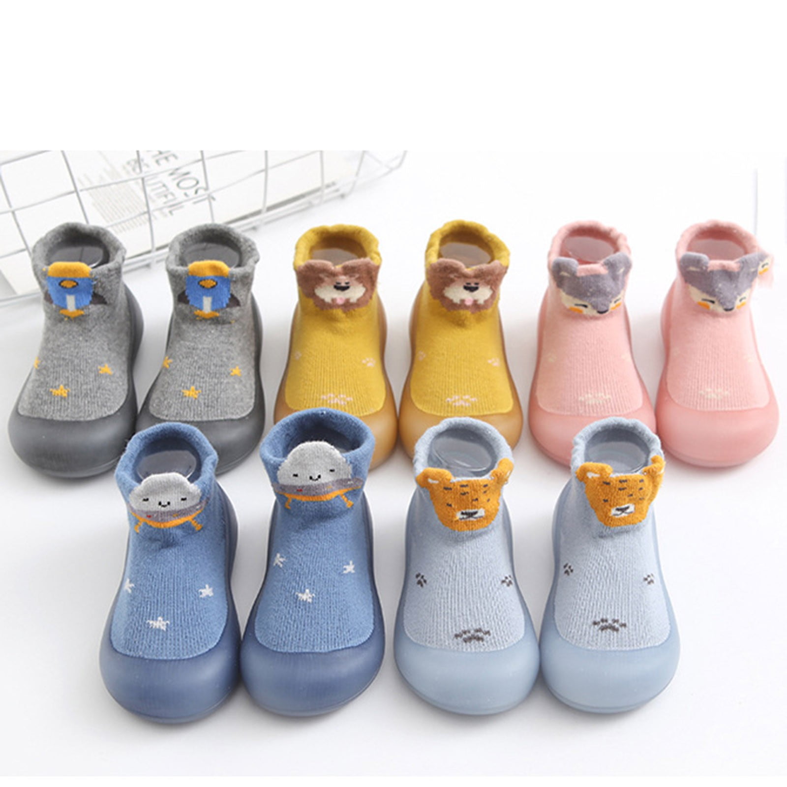 LYCAQL Baby Shoes Baby Dispensing Non Slip Socks Toddler Socks with
