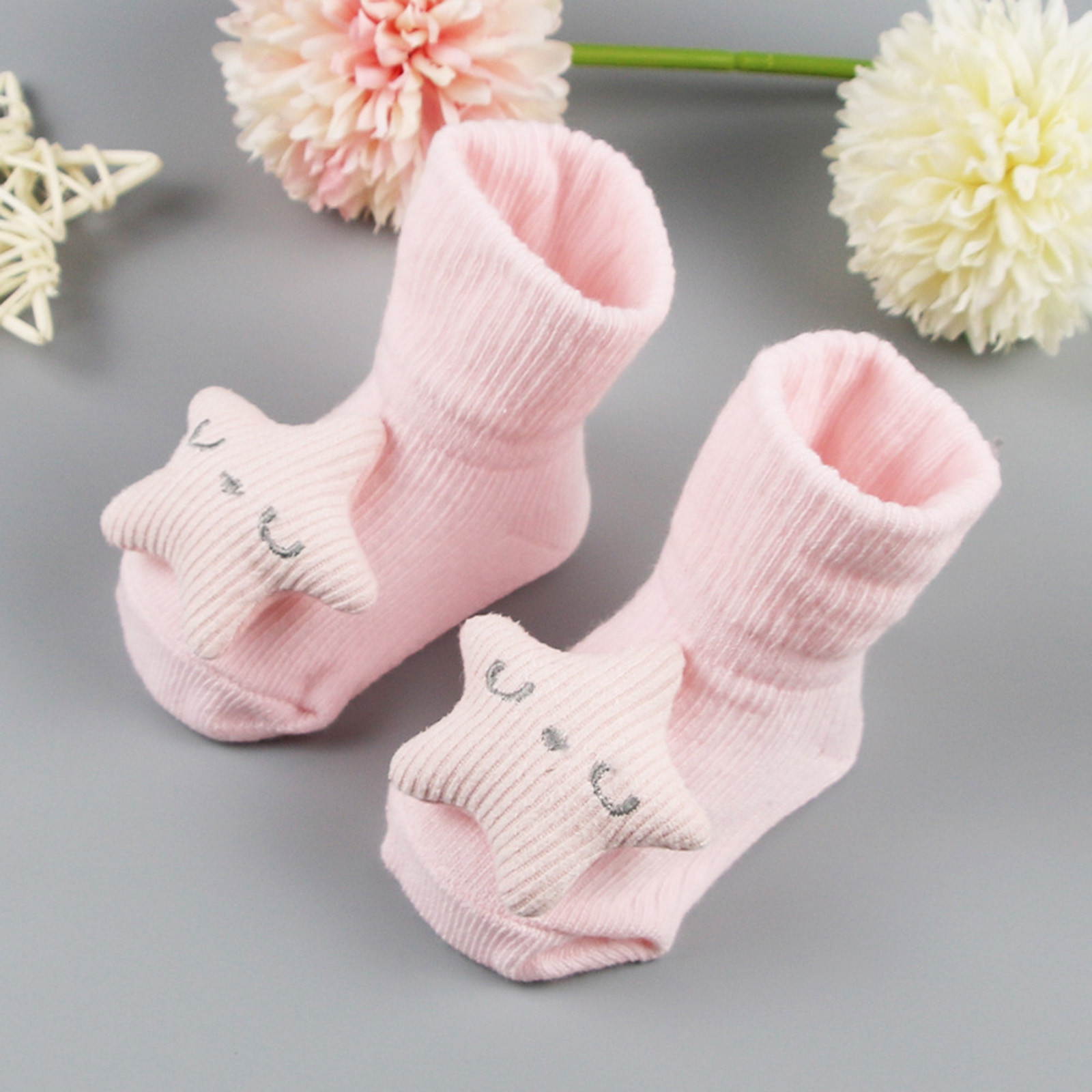 LYCAQL Baby Socks Children Cute Cartoon Baby Socks Floor Crawling Baby