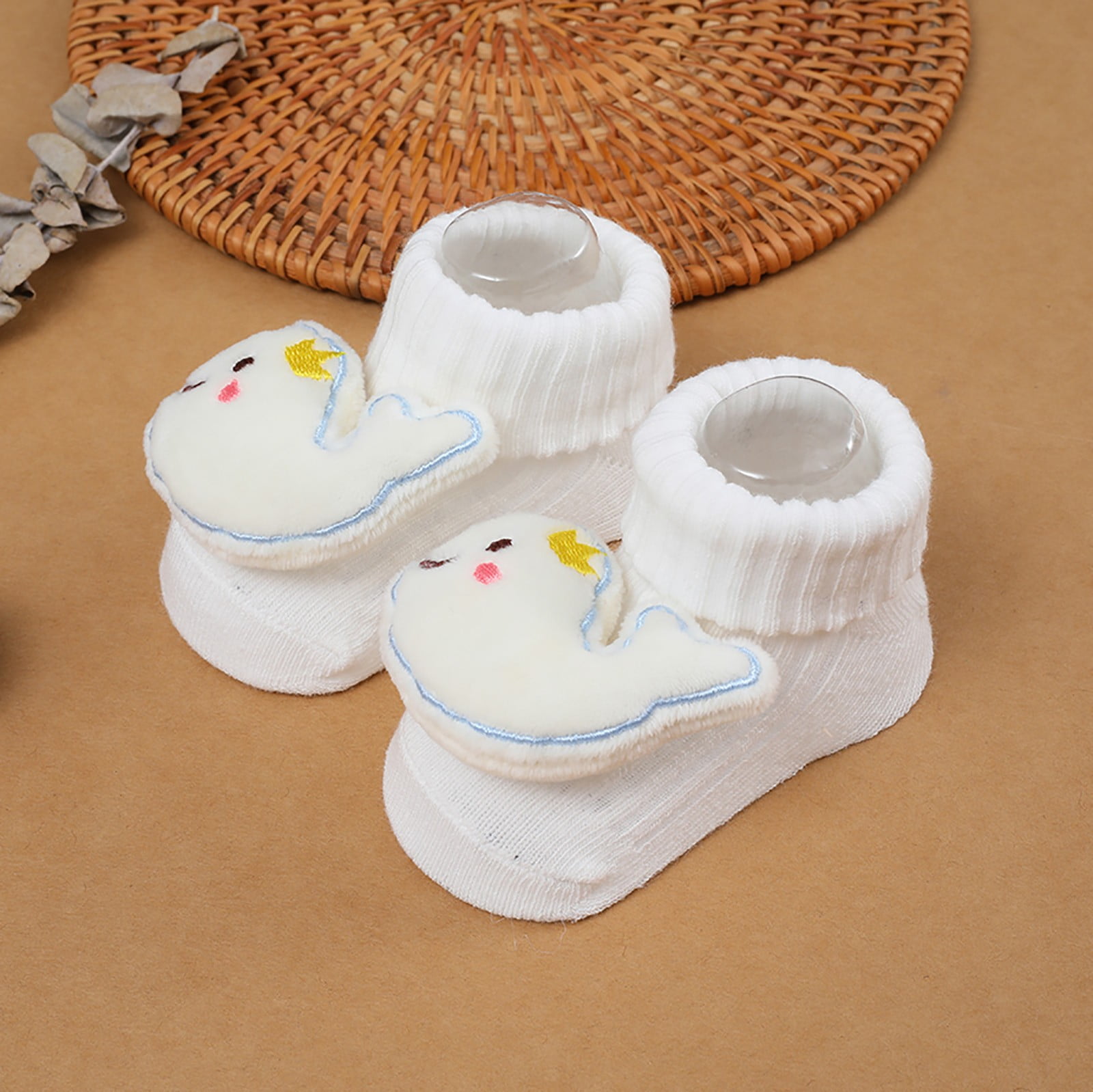 LYCAQL Baby Socks Girls Socks Baby Cotton Slip Socks Cartoon Socks Baby