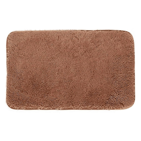 LYCAQL Bathroom Rugs Sets- Plush Bath Mat Set Quick-Dry Soft Chenille Bathroom Mat with Rubber Backing, Absorbent Bathroom Rug Set, Washable Bath Rugs for Bathroom- Bath Mats 24x16 in