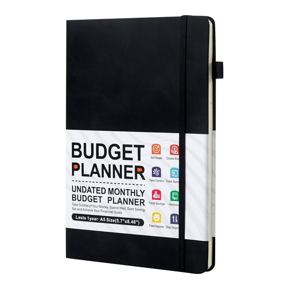LYCAQL Budget Planner Monthly Budget Book with Expense Tracker Notebook Undated Bill Organizer & Finance Planner to Take Control of Your Money Account Book to Manage Your Finances