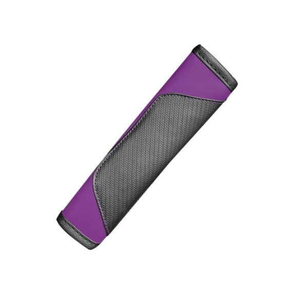 LYCAQL Car Seat Belt Pads Protector Soft Comfort Seat Belt Shoulder Strap Covers Fiber Leather Car Seat Belt Shoulder Protector Cover For All Seasons 9*2.5 inch Purple