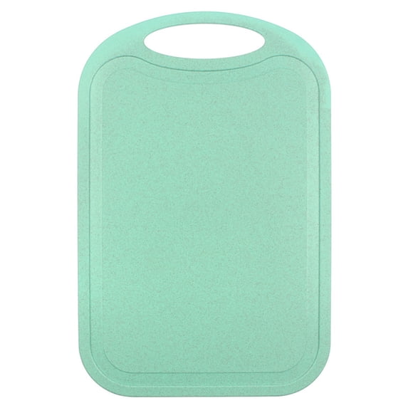 LYCAQL Cutting Boards Non-Slip Chopping Block BPA Free Meat Cutting Bord 12.8*8.3 inch With Easy Grip Handle, for Kitchen Counter Fruit Vegetables Green