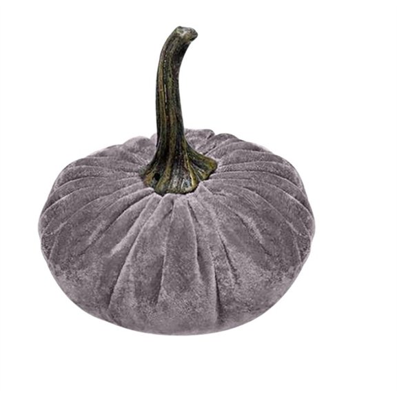 LYCAQL Desktop Ornament Fall Decorations Assorted Velvet Pumpkins Decorative Foam Pumpkins for Farmhouse Fall Wedding Thanksgiving Table Centerpiece Mantel Kitchen Decor on Clearance