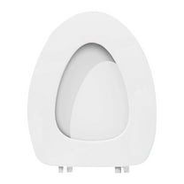 LYCAQL Extra Soft Elongated Toilet Seat, Soft Cover with Comfort Foam Cushioning - Fits All Standard Size Fixtures - Easy to Install