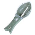 thumbnail image 1 of LYCAQL Fast Remove Fish Skin Brush Fish Scales Graters Scraper Easy Kitchen Cleaning Tool (Green), 1 of 9
