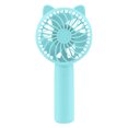 thumbnail image 1 of LYCAQL Handheld Mini Fan Portable USB Rechargeable Small Hand Held Fan with Base Personal Desk Fan Super Compact Cooling Fan for Makeup, Home, Office, Travel, and Outdoor Activities, 1 of 5