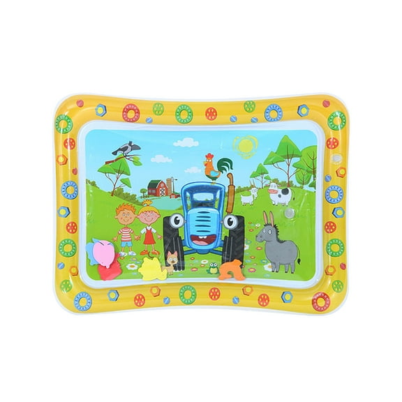 LYCAQL Pat Pad, Thickened Water Sensor Play Mat for Kids, Water Sensory Playmat with Fish for Pet Play, Water Sensor Mat for Kids, Water Sensory Pad Water Play, Feel Cool Comfort, 1pc