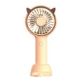 thumbnail image 1 of LYCAQL Portable Handheld Fan, Portable Fan Rechargeable Adjustable 3 Speed Wind, Display Electricity in Real Time, USB Rechargeable Foldable Fan, Quiet Personal Fan, 1 of 4