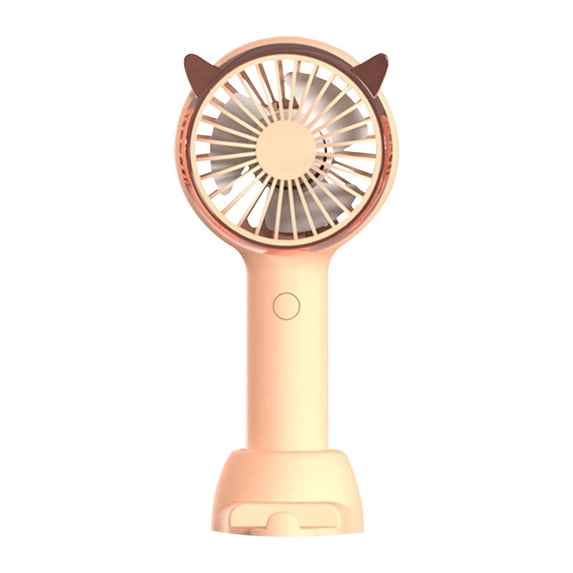 LYCAQL Portable Handheld Fan, Portable Fan Rechargeable Adjustable 3 Speed Wind, Display Electricity in Real Time, USB Rechargeable Foldable Fan, Quiet Personal Fan