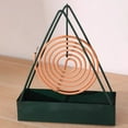 thumbnail image 1 of LYCAQL Triangular Mosquito Coil Iron Frame Simple and Convenient Triangular Mosquito Coil Shelf Easy to Take Care of Creative Household Triangular Mosquito Coil, 1 of 1