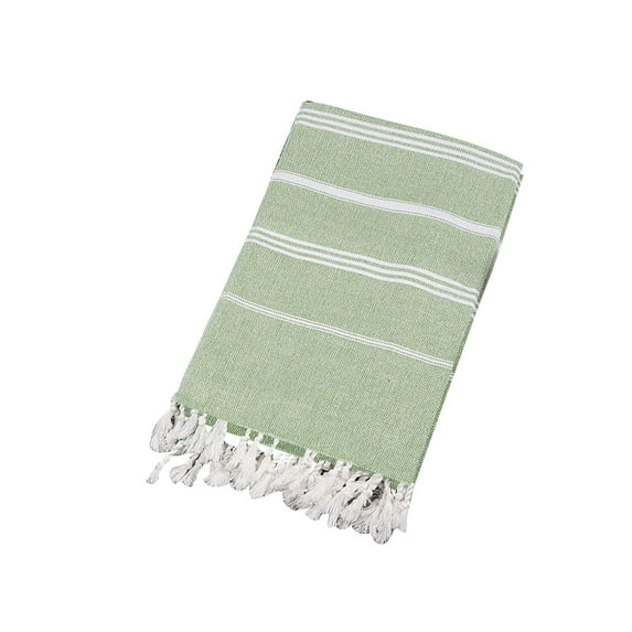 LYCAQL Turkish Beach Towels 100% Cotton, Prewashed, 71 x 40 Inches Decorative Bathroom Peshtemal Towel for Hand, Face, Hair, Gym, Yoga, Tea, Dishcloth, Kitchen and Bath