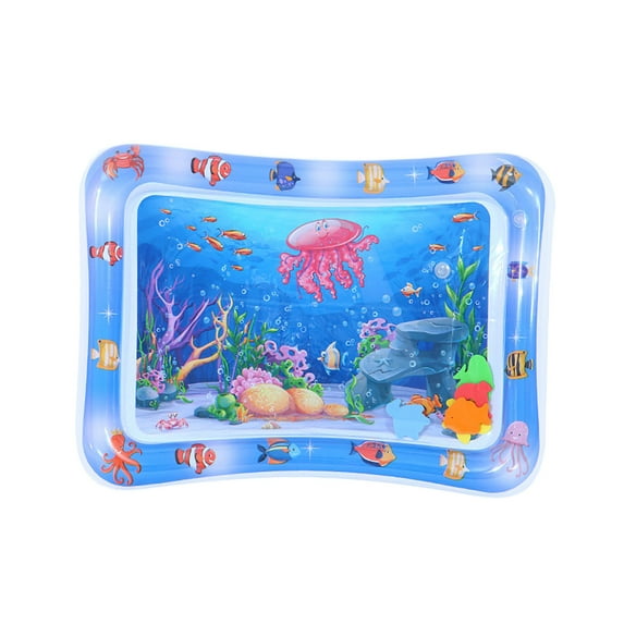 LYCAQL Water Sensory Playmat for Cats, Thickened Upgraded Cat Dog Toys Bored Pet Animals Cat Kicker Toys Self Play Mat, Interactive Toys Pet Water Sensory Mat Pad Pet Cooling Mat Indoor Outdoor