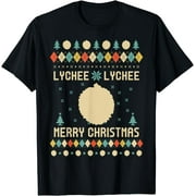 LYCHEE Ugly Christmas Sweater Vinatge Retro T-Shirt