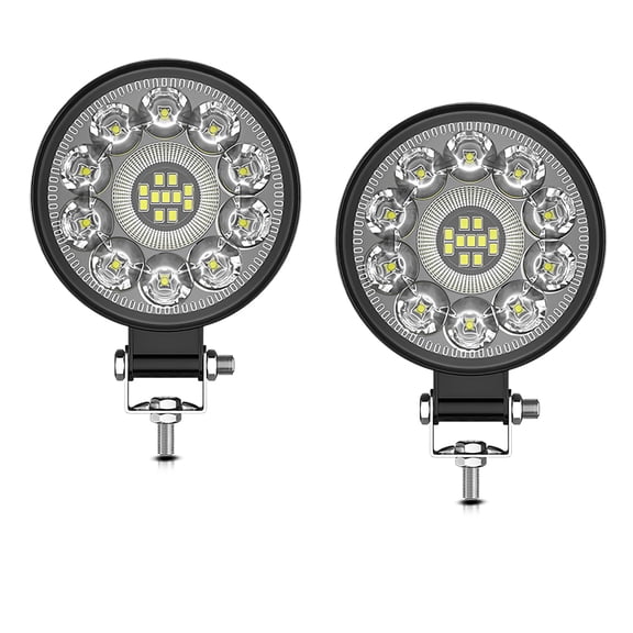 LYD 2Pcs 3 Inch 140W LED Light Bar White Work Pod Lights Fog Lamps Off-Road Driving Lights For Car Truck SUV ATV UTV RV Boat 6000K Spot Beam Waterproof IP67