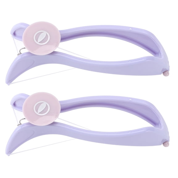LYD 2Pcs Manual Facial Threading Hair Removal Epilator, Painless Face Thread Hair Remover for Chin, Upper Lip, Arms & Legs (11.8 inches / 30 cm)
