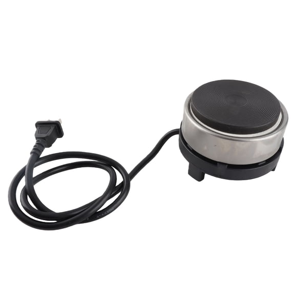 LYD 300W Mini Electric Stove Portable Cast Iron Coffee Heater Stove Overheating Protection Easy to Use Black for Cooking Tea Making Boil Water 3.15 inches / 8.0 cm Height Compact Burner Plate