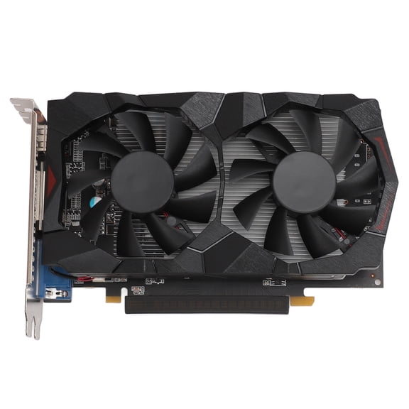 LYD 4GD5 PCI Express Gaming Graphics Card 4GB GDDR5 128bit Dual Fan HD Desktop PC Computer Video Card Efficient Quiet Gaming GPU with Driver CD 10.63x5.91x2.36 inches / 27x15x6 cm