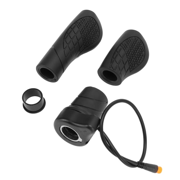 LYD 76X Waterproof Connector Throttle Twist Grip Left Hand Speed Control Handle for Mountain Road Bikes (0.9 in / 2.22 cm)