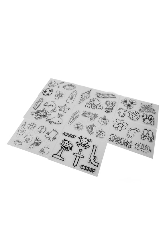 8Pcs Shrinky Dink Paper BOPS Wide Application Semitransparent Various Patterns Shrinky Dink Sheets for Keychain Tag DIY Sports Style (8.27 inches / 21 cm)