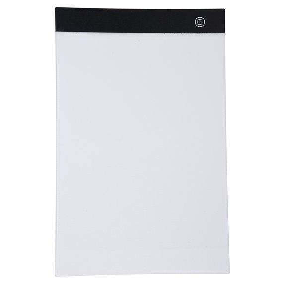 LYD A4 USB LED Light Pad Stencil Board Premium Light Box Tracing Drawing Board for Drawing Stenciling, Stepless Adjustable Brightness White Framework (13.2 x 8.5 Inches / 33.5 x 21.5 cm)