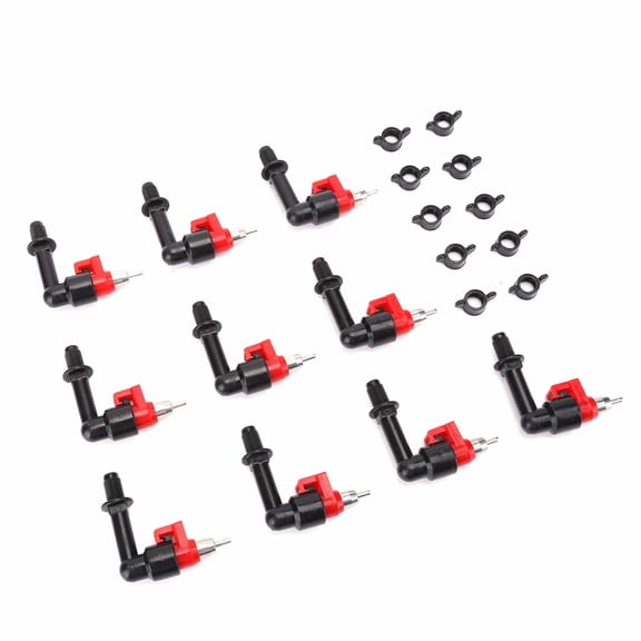 LYD Automatic Rabbit Nipple Drinker Feeder Mouse Waterer Poultry Watering System for Cage Mount, Heavy Duty Stainless Steel Ball Valve Automatic Nipple Drinkers for Small Animals, 10 Pcs Set