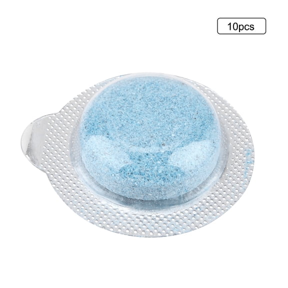 LYD Concentrated Solid Windshield Washer Fluid Tablets for Car Auto Glass Cleaning, Heavy Duty Effervescent Wiper Cleaner Tablets, Universal Streak-Free Decontamination, 10 Count