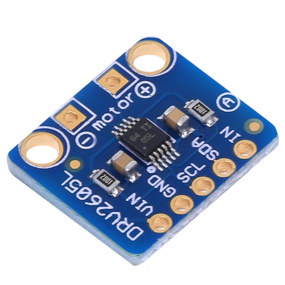 LYD DRV2605L Haptic Motor Controller Breakout Board with IN General Pin, Professional LRA and ERM Core Motor Driver Module for Electronic DIY Projects (3.15 x 2.36 Inches / 8.0 x 6.0 cm)