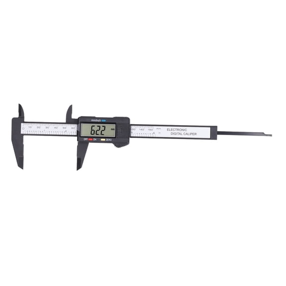 LYD Digital Caliper Measuring Tool, 0-6 inches / 0-150mm Electronic Vernier Caliper with Large LCD Screen, High Precision Dual Scale Measuring Tool for DIY Woodworking