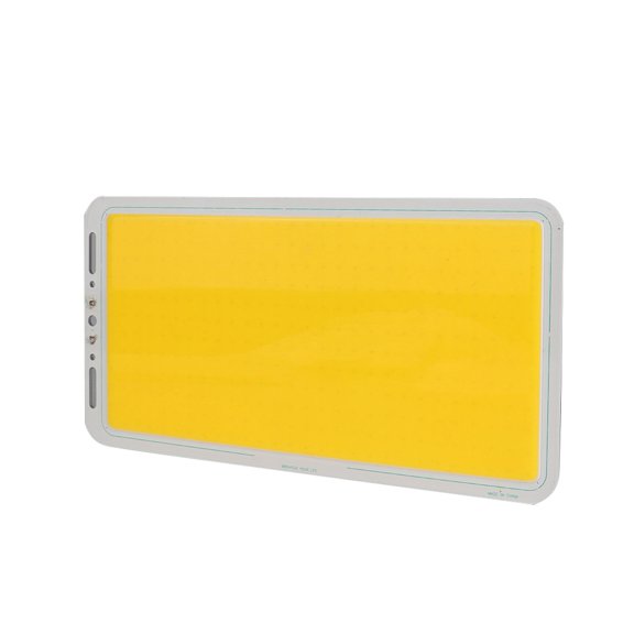 LYD Dimmable COB LED Lamp Lighting Board, 12-14V 70W Ultra Bright Warm White Integrated LED Chip, High Color Rendering Panel for House Work Car Engineered Indoor Outdoor Lighting, 8.7x4.4 inches